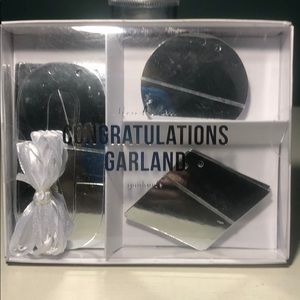 Congratulations silver garland